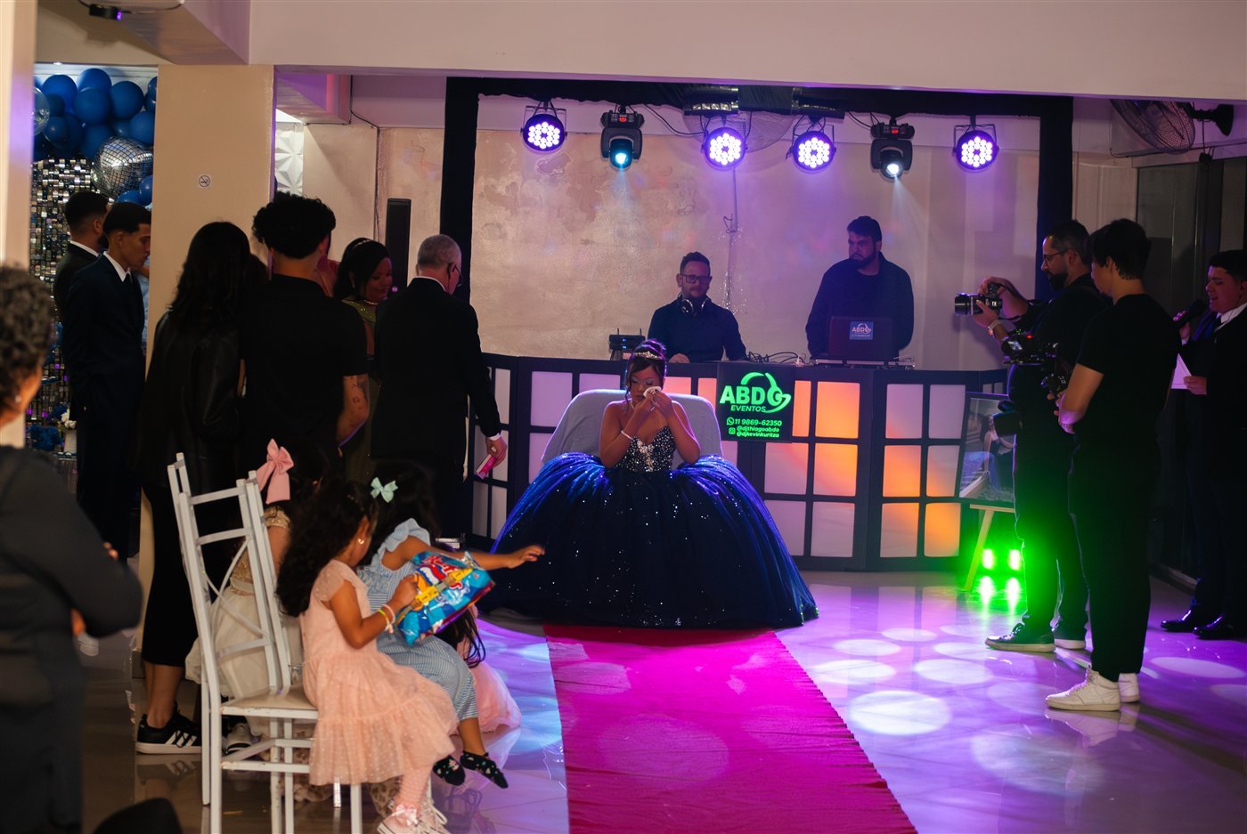 Festa de debutante atendida pelo Buffet Star Crepes